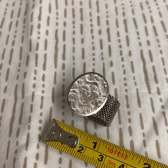 men’s silver cuff link - Picture 3 of 4